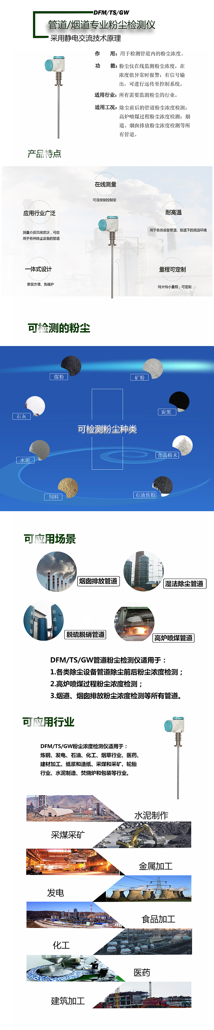 管道粉尘仪